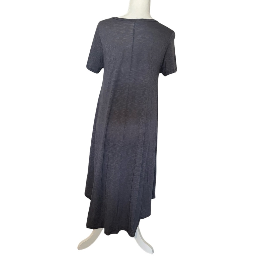 LuLaRoe Grey Short Sleeve Carly Swing Dress Size XS - Picture 7 of 9